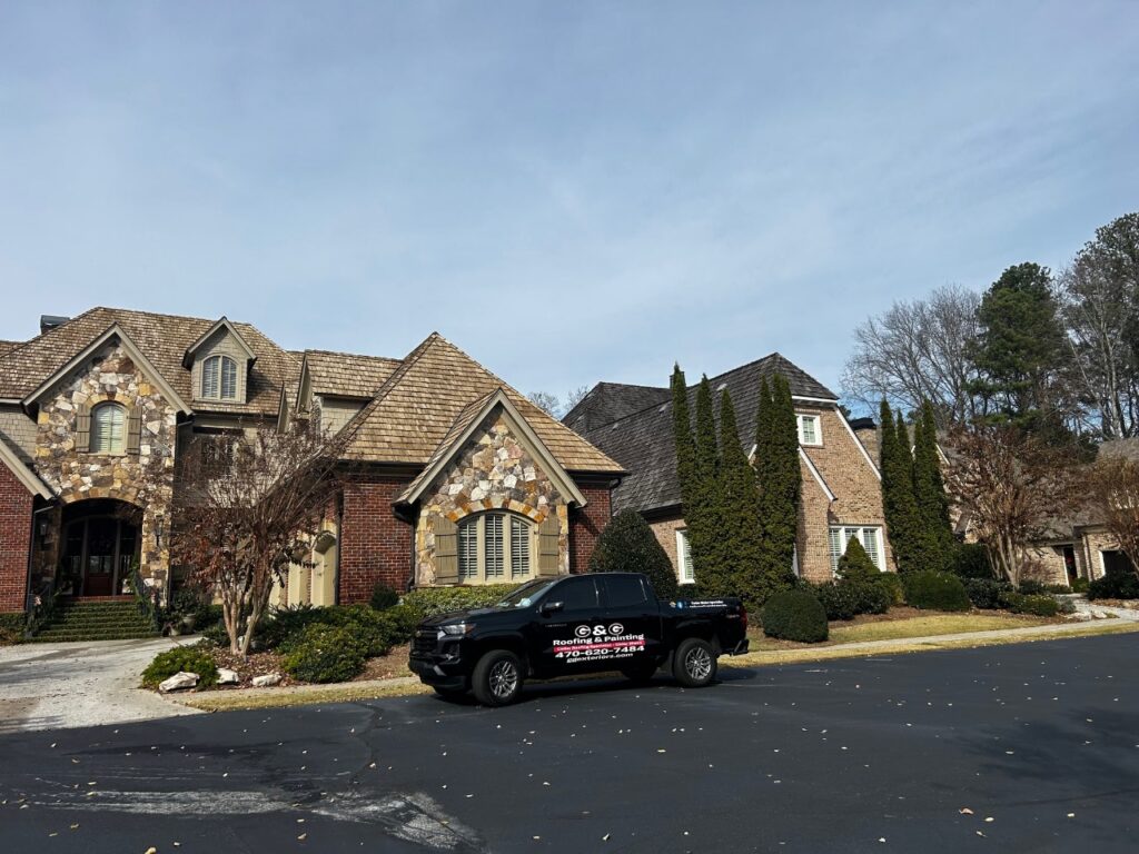 Cedar Shake Roof Restoration in Alpharetta, GA