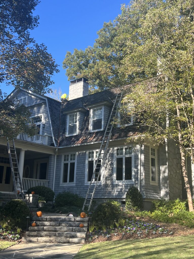 Cedar Shake Roof Restoration in Alpharetta, ga